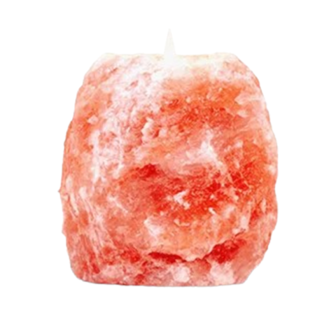 Himalayan Pink Salt Tea Light Holder