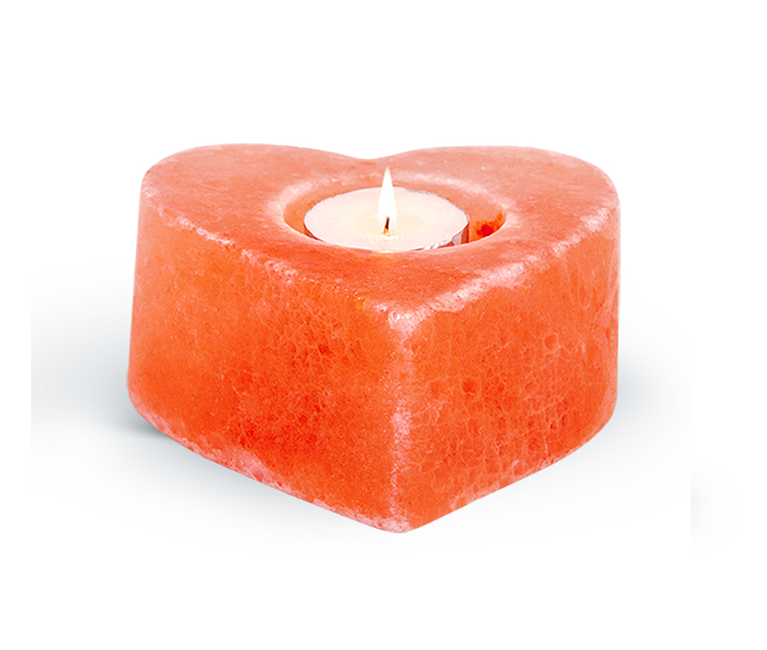 himalayan pink salt candle holder​