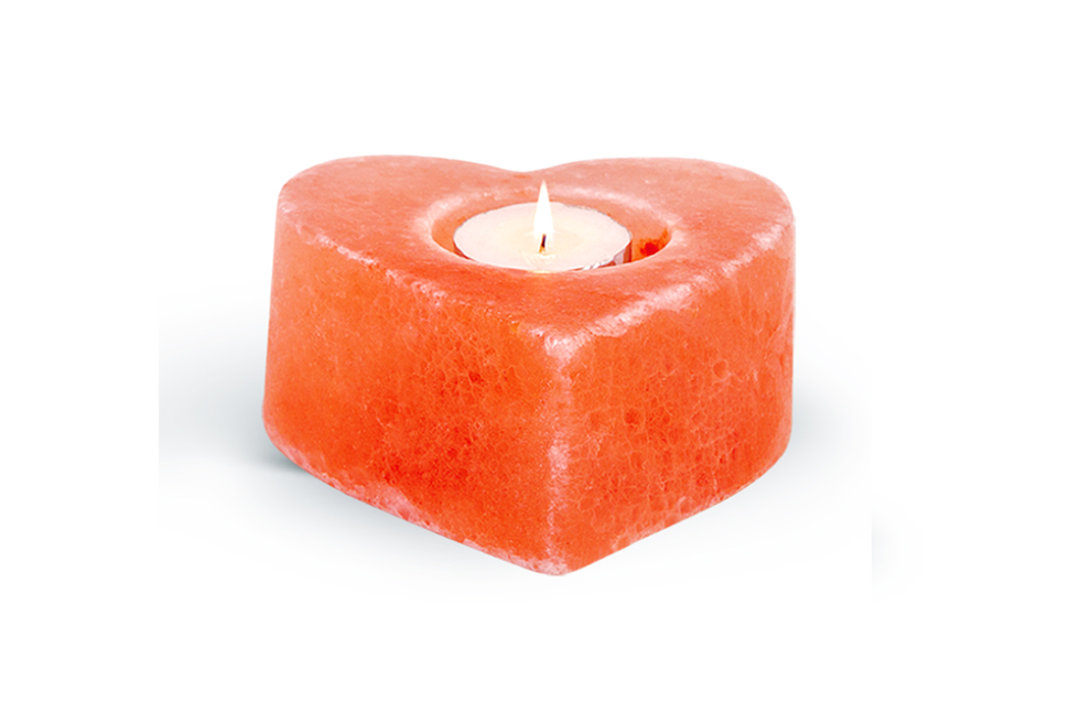 himalayan pink salt candle holder​