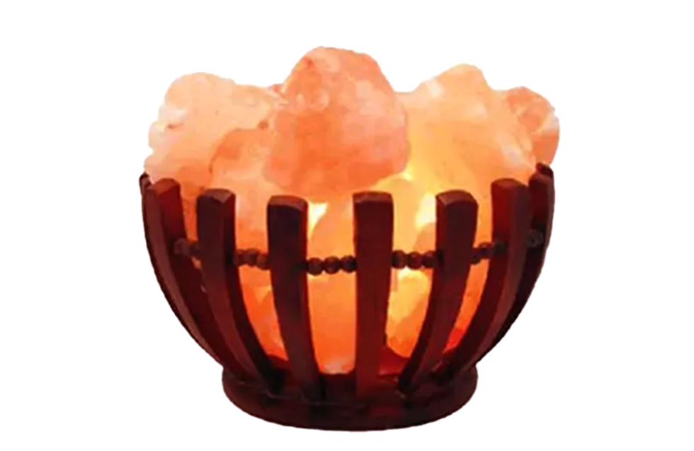 pink himalayan salt lamp